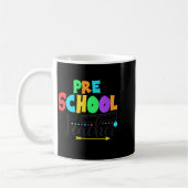 Funny Short School Teacher Quote Saying Pre School Koffiemok (Links)