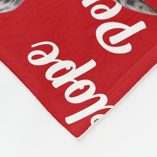 Funny Shorthair Pointer Dog Name Pattern Christmas Fleece Deken (Hoek)