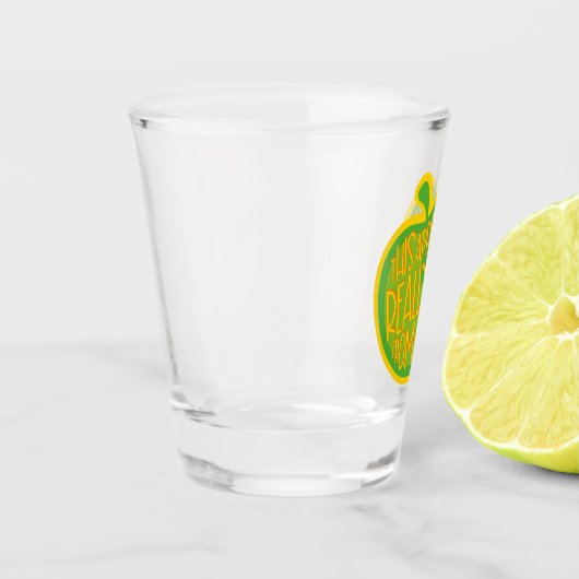 Funny shot glass glas (Links)