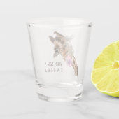 Funny Shot Glass met Speelse Giraffe - Proost Glas (Achterkant)