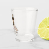 Funny Shot Glass met Speelse Giraffe - Proost Glas (Rechts)