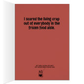 Funny "Shot my First Turkey" krijgt een goede Kaar (Binnen (Rechts))