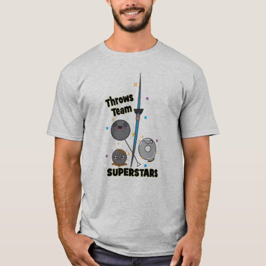 Funny Shot Put Discus Hammer Javelin Throw Shirt (Voorkant)