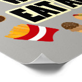 Funny Shot Put, Discus Thrower Poster Gift (Hoek)