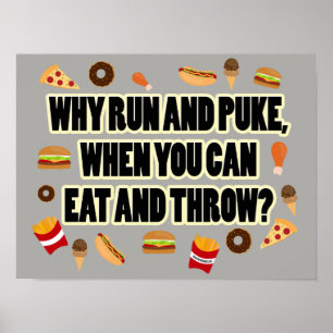 Funny Shot Put, Discus Thrower Poster Gift