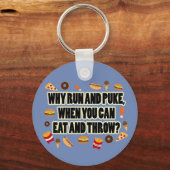 Funny Shot Put, Discus Thrower Sleutelhanger Gift (Voorkant)