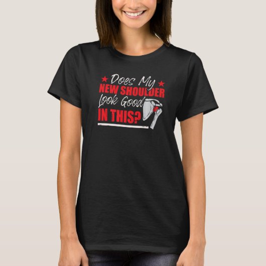 Funny Shoulder Surgery Humor Premium T-shirt (Voorkant)