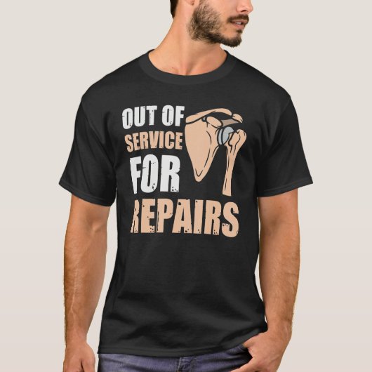 Funny Shoulder Surgery T-shirt (Voorkant)