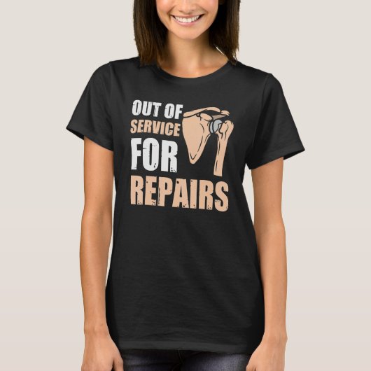 Funny Shoulder Surgery T-shirt (Voorkant)