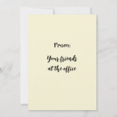 Funny  Shouting Girl Birthday Greeting Kaart (Achterkant)