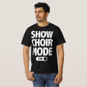 Funny Show Choir Music Lover Singing Nerd  T-shirt (Voorkant volledig)