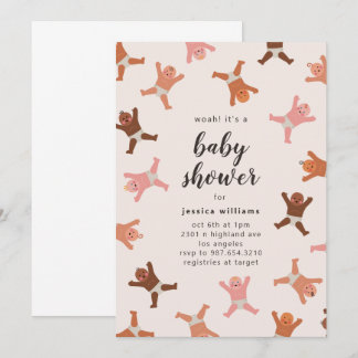 Funny Shower of Babies Gender Neutral Kaart
