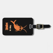 Funny shrimp bagagelabel (Voorkant horizontaal)