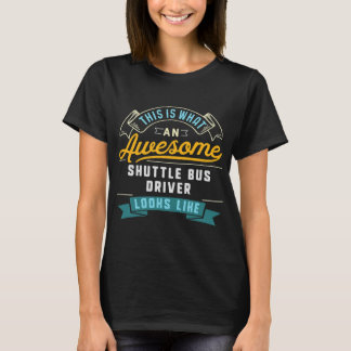Funny Shuttle Bus Driver Shirt Geweldige Job Occup