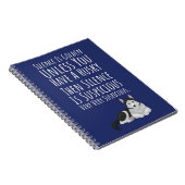 Funny Siberian Husky Gifts Dog Quote Parent Notitieboek (Rechterzijde)