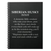Funny Siberian Husky Gifts For Dog Lovers Animal  Notitieboek (Voorkant)