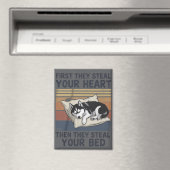 Funny Siberian Husky Pet Lovers Dog Owner Magneet (Insitu (Vaatwasser))