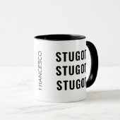 Funny Siciliaanse Mok gezegde stugotz (Voorkant rechts)