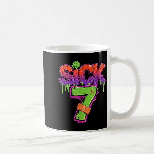Funny Sick Seven 67 Funny Meme Sick Of 7  Koffiemok (Rechts)