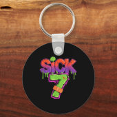 Funny Sick Seven 67 Funny Meme Sick Of 7  Sleutelhanger (Voorkant)