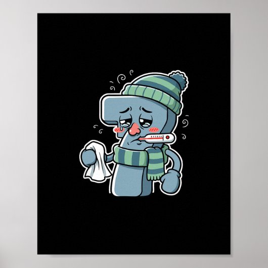 Funny Sick Seven Costume 7  Poster (Voorkant)