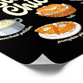 Funny Side Chick Thanksgiving For Men Women Poster (Hoek)