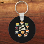 Funny Side Chick Thanksgiving For Men Women  Sleutelhanger (Voorkant)