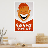 Funny Side Up Reading 1939 WPA Poster (Keuken)