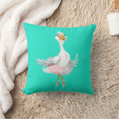Funny Sierkussen Ballerina Duck - Uw Colour Colors (Deken)