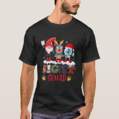 Funny Sight Squad Gnome Reindester Kerstmis T-shirt (Voorkant)