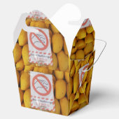Funny Sign "Niet aanraken mango" Bedankdoosjes (Geopend)