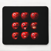 Funny Silly Ai Gen Z Meme Brainrot Humor Fruit Lov Muismat (Voorkant)