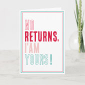 Funny Silly Humorous Valentine Love Couple  Feestdagen Kaart (Voorkant)