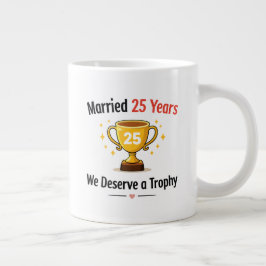 Funny Silver Anniversary Mug Gif Grote Koffiekop