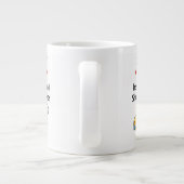 Funny Silver Wedding Anniversary Mug Gift Grote Koffiekop (Achterkant)