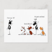 Funny Simon Says Cartoon Briefkaart (Voorkant)