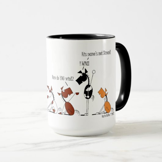 Funny Simon Says Cartoon Mok (Voorkant rechts)