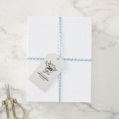 Funny Simple No Fears 50th birthday party Cadeaulabel (Met Touw)