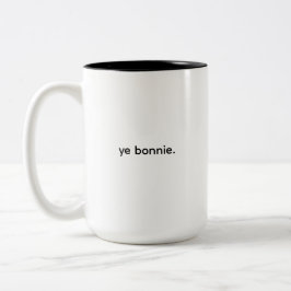 Funny Simple Scottish Mug Tweekleurige Koffiemok
