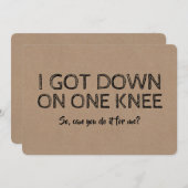 Funny Sincere Groomsman of Best Man proposal Kaart (Voorkant / Achterkant)