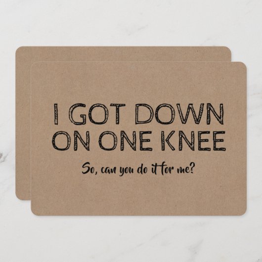 Funny Sincere Groomsman of Best Man proposal Kaart (Voorkant / Achterkant)