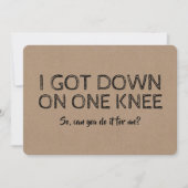 Funny Sincere Groomsman of Best Man proposal Kaart (Voorkant)