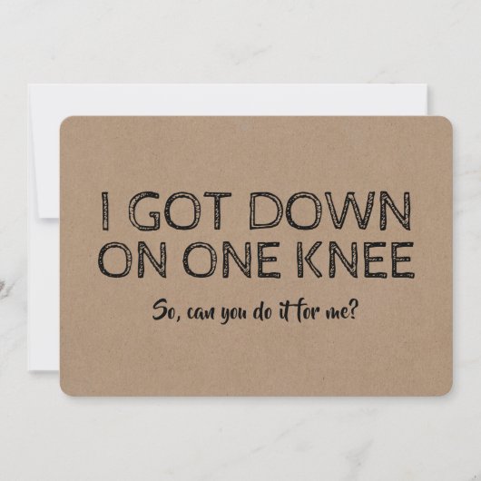 Funny Sincere Groomsman of Best Man proposal Kaart (Voorkant)