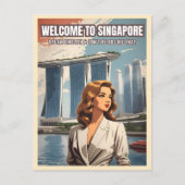 Funny Singapore Reizen Singlish Humor Briefkaart (Voorkant)