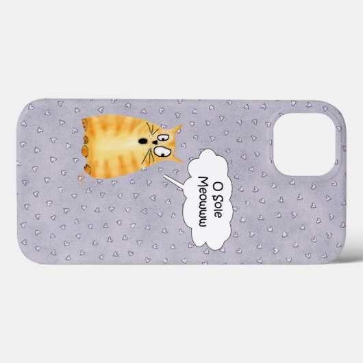 Funny Singing Cat Case-Mate iPhone Case (Achterkant (horizontaal))