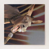 Funny Singing Donkey Boerderij Dier Legpuzzel (Horizontaal)