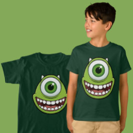 Funny Single-Eye Green Monster Kids Tee T-shirt