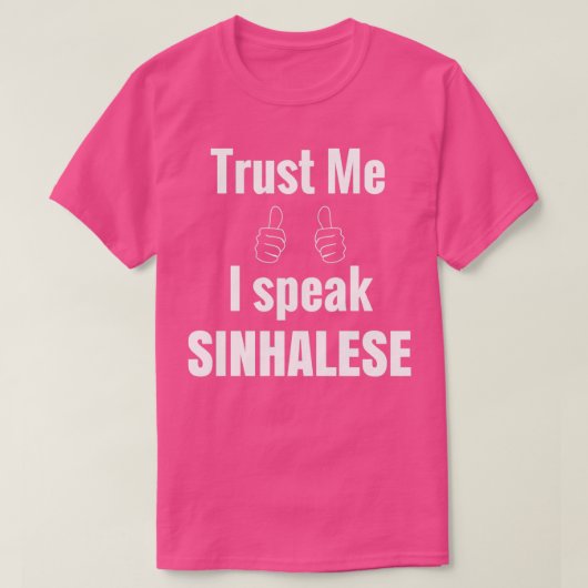 Funny Sinhalese Shirt Gift for Men Women (Design voorkant)