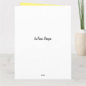 Funny Sister African Happy Birthday Card Kaart (Achterkant)