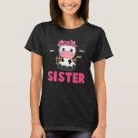 Funny Sister Koe Cute Koe Farmer Birthday Matching T-shirt<br><div class="desc">Grappig Zuster Koe Schattigee Koe Boer Verjaardag Matching Family</div>